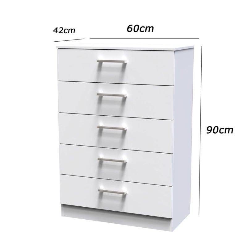 فرنتشر ستور وحدة ادراج مودرن ام دى اف - ارتفاع 90 سم - عرض 60 سم - عمق 42 سم ، من فرنتشر ستور. - Image 4