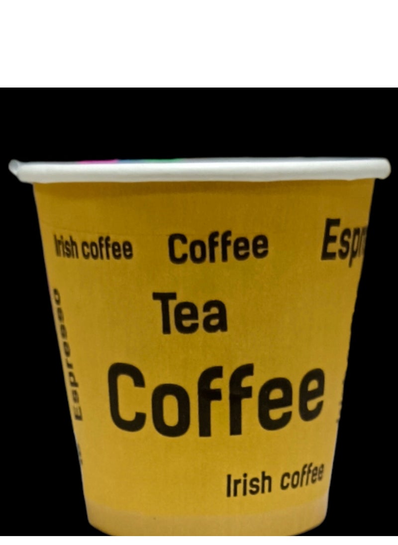ALSAQER 500-Piece Paper Kahwa Cups 2.5oz Very small Printed Disposable Paper Cups | Arabic Cawa Cups | Tea Cups | Black Tea and Turkish Coffee  - Image 4