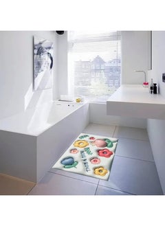 Happy Home Ultra Thin Super Absorbent - Quick Dry Bath Mat - Stylish Non-Slip Design - Machine Washable and Durable for Your Bathroom - Non-Slip Bath Mats - Modern and Beautiful Mat  - Image 5