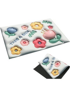 Happy Home Ultra Thin Super Absorbent - Quick Dry Bath Mat - Stylish Non-Slip Design - Machine Washable and Durable for Your Bathroom - Non-Slip Bath Mats - Modern and Beautiful Mat  - Image 3