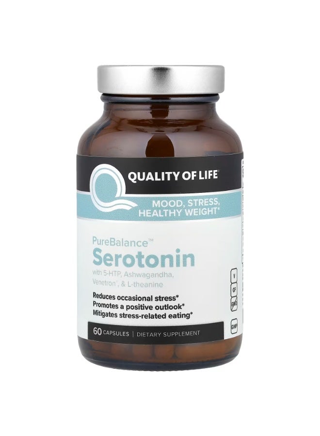 Quality of Life, PureBalance™ Serotonin, 60 Capsules