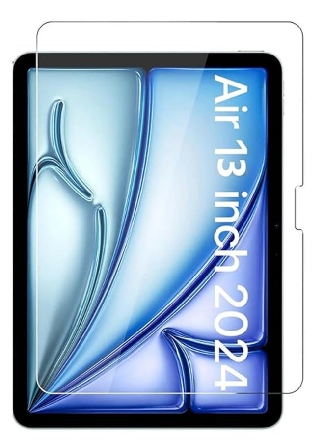 DUSALA iPad Air 13 inch Screen Protector M2 2024 (6th Gen 2024) A2925/A2926/A3007)A2898/A2899/A2900) 9H Hardness,Anti-Fingerprint,Anti Scratch Full Screen Coverage Tempered Glass - Image 1