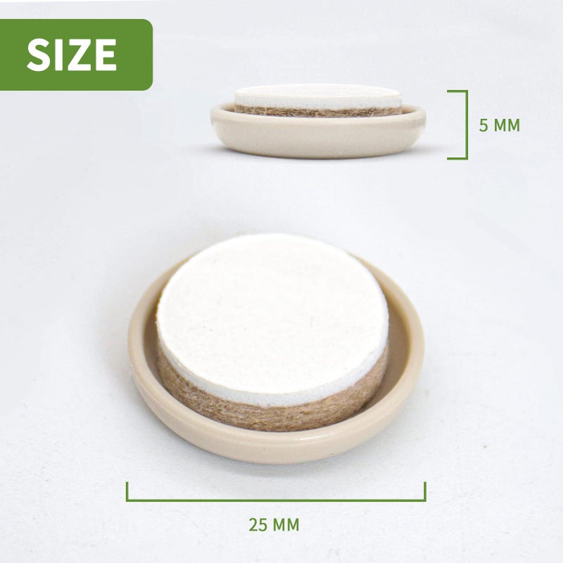 COVERCORNER Furniture Sliders for Carpet 48 PCS - 1 inch Furniture Moving Slider Chair Legs Floors Protectors Appliance Slider for Kitchen Appliances - Image 2