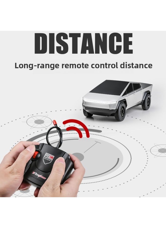 Generic [Direct Supply] Tesla Cybertruck Remote Control Car Children's Large Electric Simulation Remote Control Car Toy-Color:Ideal L9丨2.4g Remote Control Car-athens Gray  - Image 4