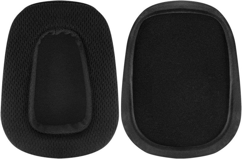 جيكريا وسادات أذن بديلة من قماش شبكي QuickFit لسماعات الرأس Logitech G533 وG633 وG635 وG933 وG935، وسادات أذن، أغطية أذن، قطع إصلاح (أسود) - Image 3