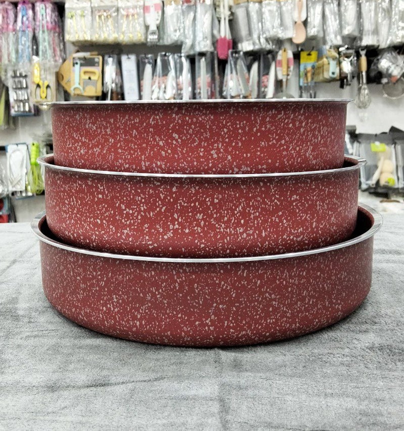 Turkish Cevlon Granite Oven Dishes Set of 3 Sizes - Image 4