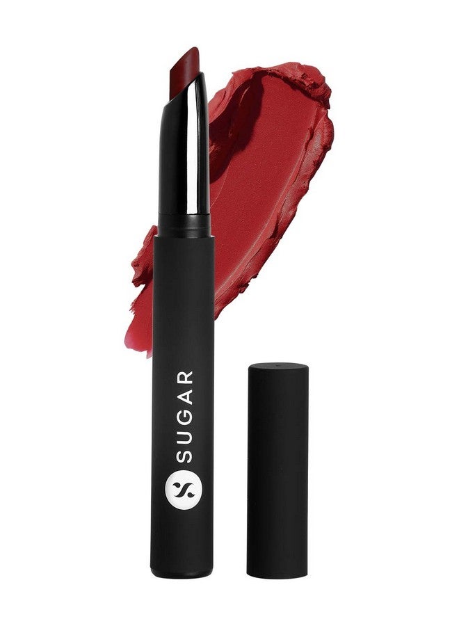 SUGAR Cosmetics Matte Attack Lipstick For Women | Transferproof & Smudgeproof | Lasts Upto 12Hrs | Enriched With Jojoba Oil | 2Gm - Spring Crimson - Image 1