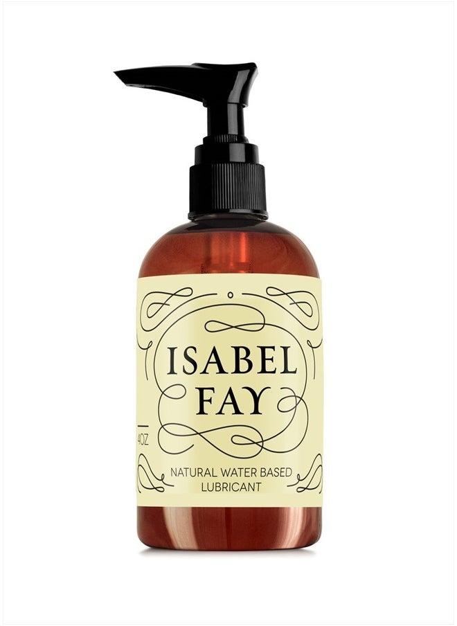 Isabel Fay - Natural Water Based Personal Lubricant for Sensitive Skin, NO Parabens, NO Glycerin, 4 oz - Image 1