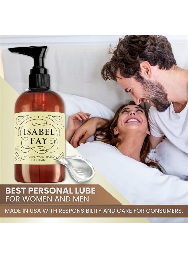 Isabel Fay - Natural Water Based Personal Lubricant for Sensitive Skin, NO Parabens, NO Glycerin, 4 oz - Image 1