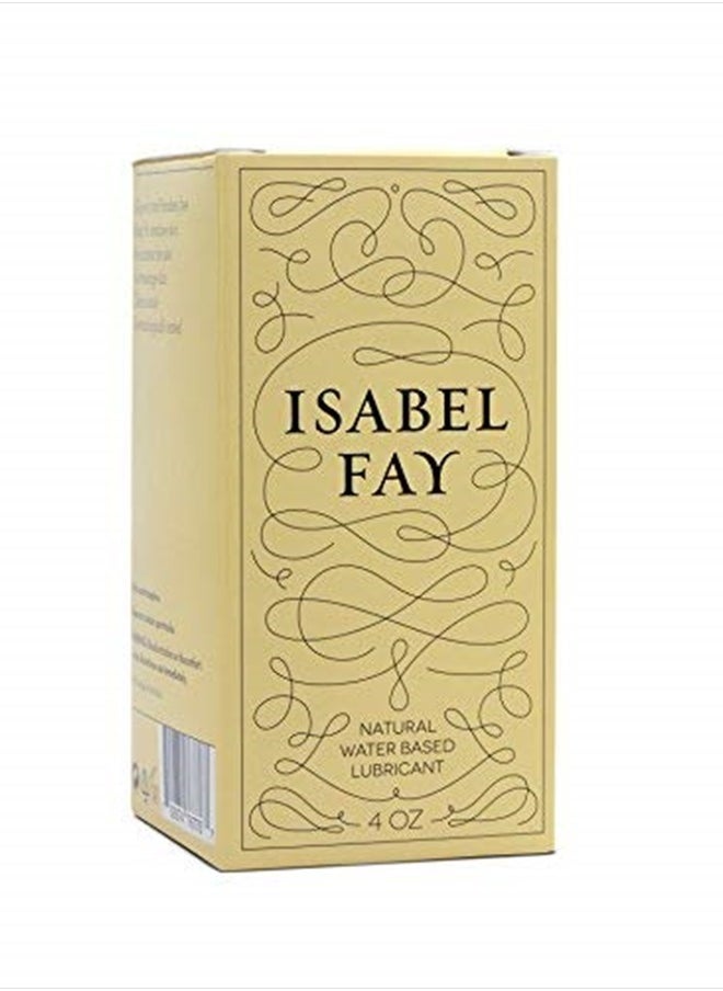 Isabel Fay - Natural Water Based Personal Lubricant for Sensitive Skin, NO Parabens, NO Glycerin, 4 oz - Image 1