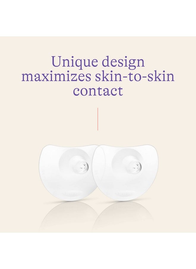 Lansinoh - Contact Nipple Shields For Breastfeeding 2 Nipple Shields (24Mm) And Case - Image 1
