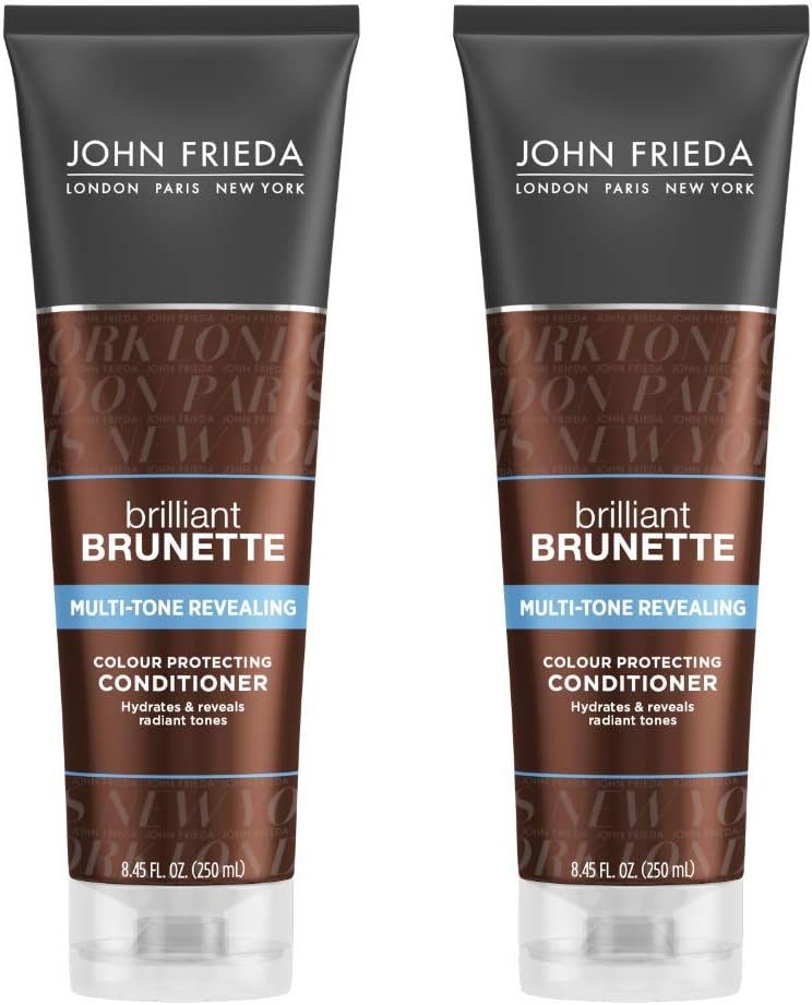 John Frieda Brilliant Brunette Multi-Tone Revealing Colour Protecting Moisturizing Conditioner, 8.45 Ounce (Pack of 2)
