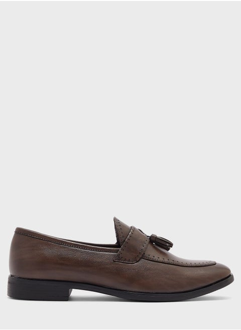 Tassel Detail Formal Slip Ons