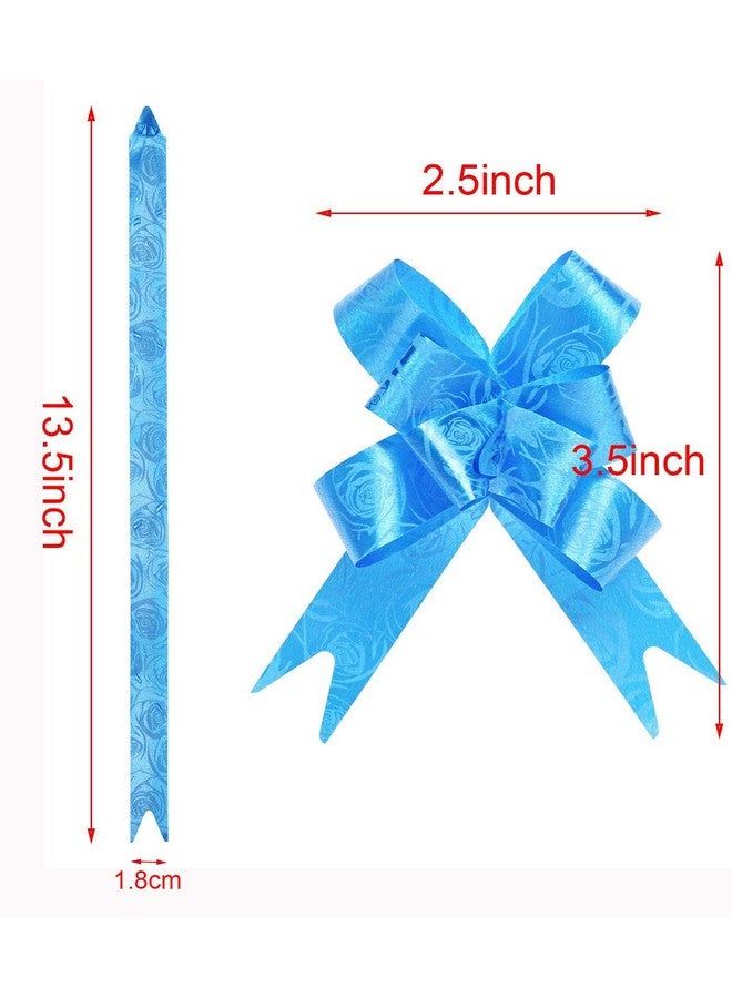 PENTA ANGEL 170Pcs 17 Colors String Bows Basket Pull Bows Gift Knot Ribbon Present Wrapping Décor Bows For Birthday Wedding Christmas New Year Party Ornament, 1.8Cm Width - Image 2