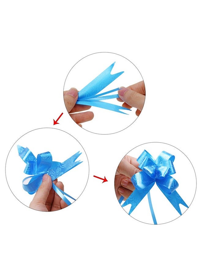 PENTA ANGEL 170Pcs 17 Colors String Bows Basket Pull Bows Gift Knot Ribbon Present Wrapping Décor Bows For Birthday Wedding Christmas New Year Party Ornament, 1.8Cm Width - Image 5