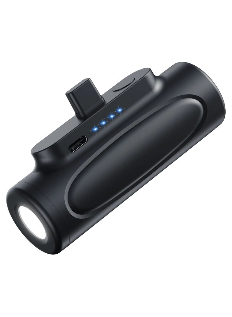 ELTRAZONE Portable Charger With LED Flashlight 5000mAh Ultra Compact Power Bank Small Battery Pack Charger - Image 2