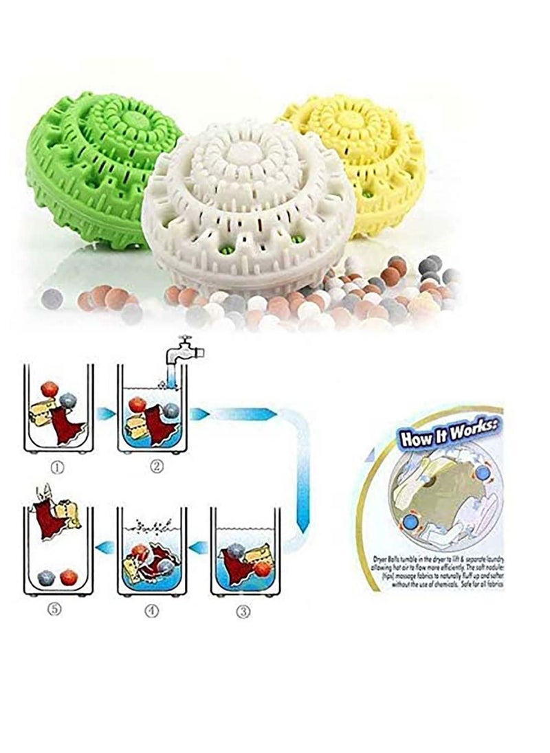 SYOSI - Washing Ball, Magic Laundry Ball (Reusable - 1000 Washes) Eco Friendly All Natural Detergent Alternative - for Easy to Use Clean & Soften Clothes Wash Ball - Image 1