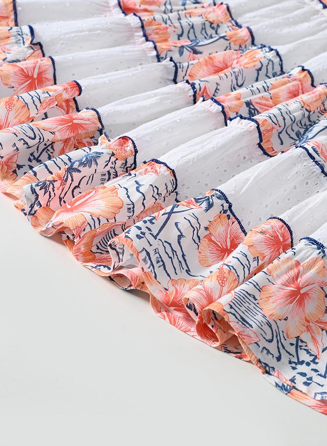 بيلا مودا فستان طبقات بنقشة الزهور - Image 5