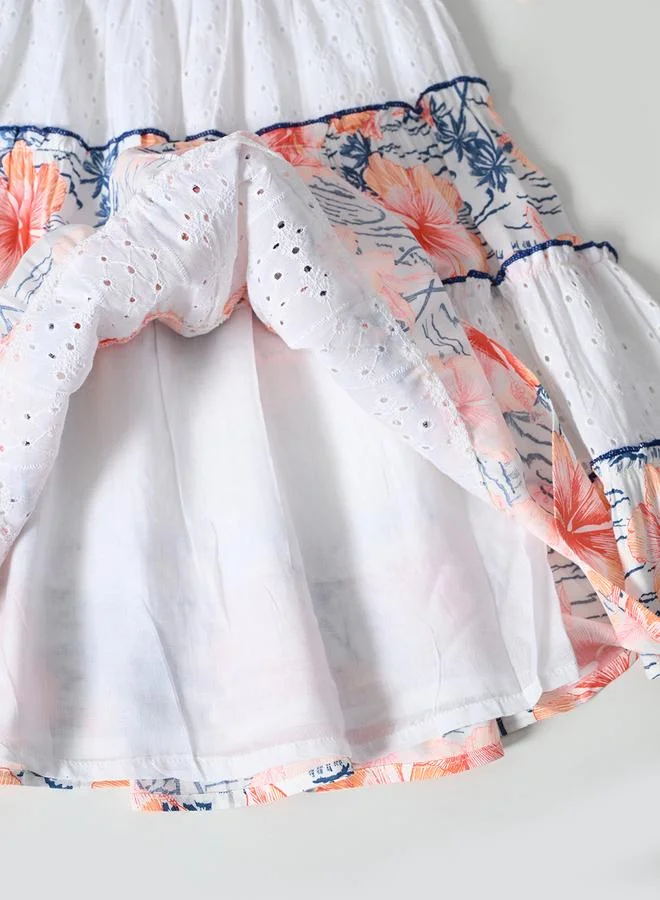 BELLA MODA Floral Tiered Dress