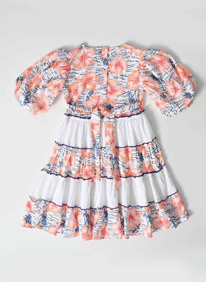 بيلا مودا فستان طبقات بنقشة الزهور - Image 3