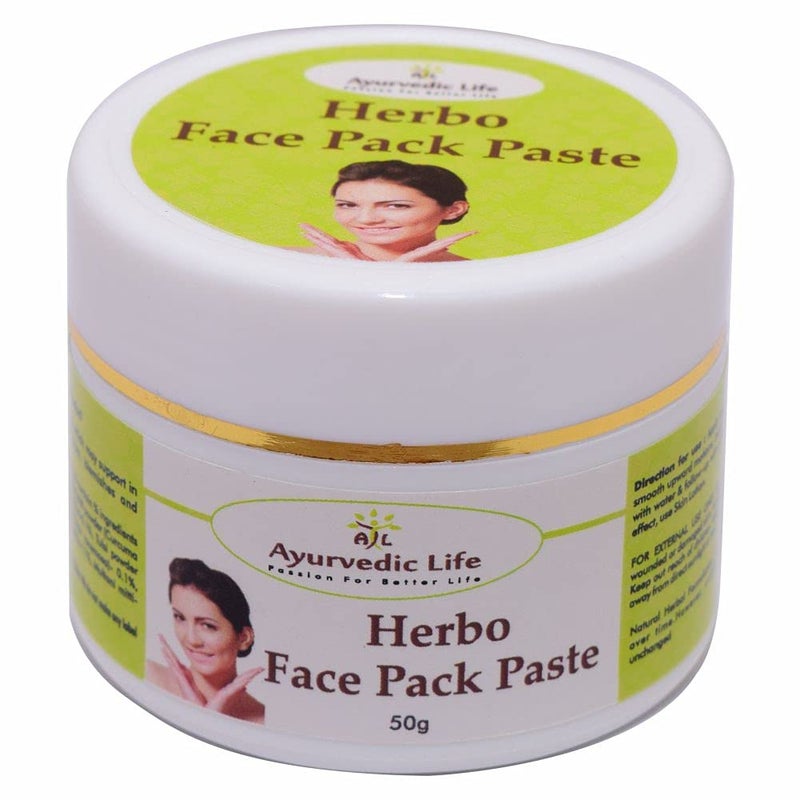 AL Ayurvedic Life Herbo Face Pack Paste 50G 1 Count - Image 1