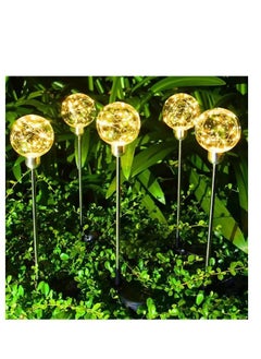 Generic 2 Pcs LED Solar Garden Globe Lights, Warm  - Image 4