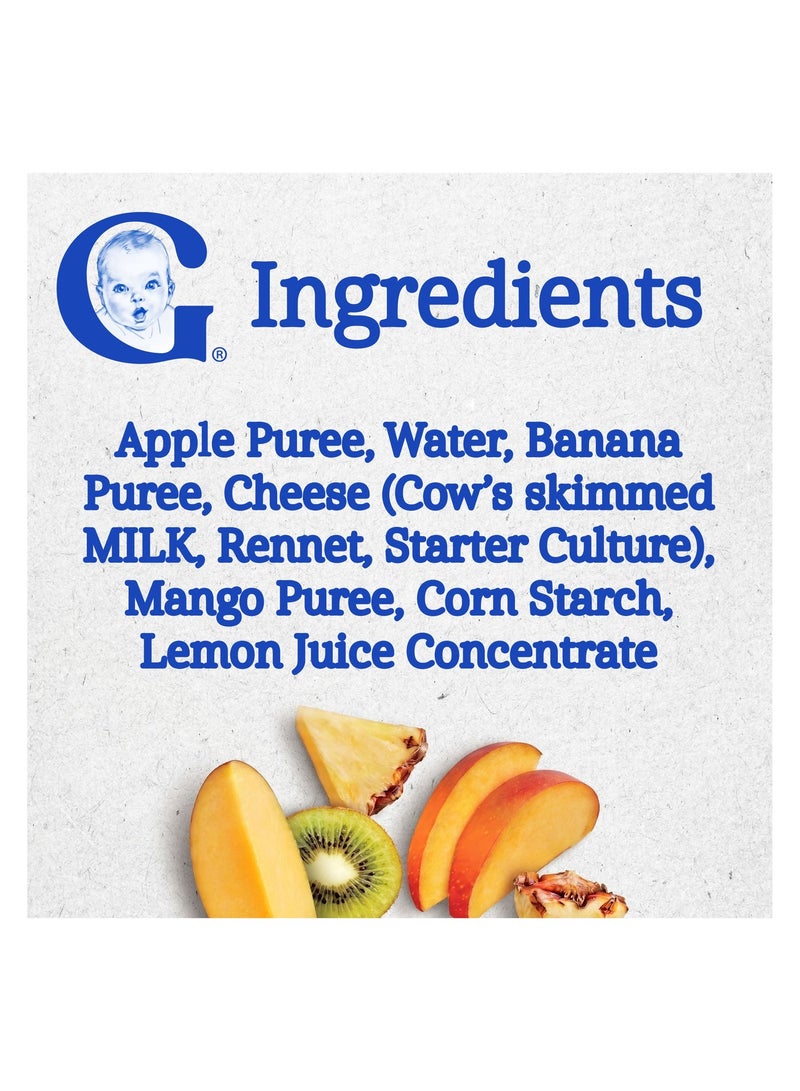 Gerber Baby Food Tropical Fruits Puree Jar 12 Months - Image 3