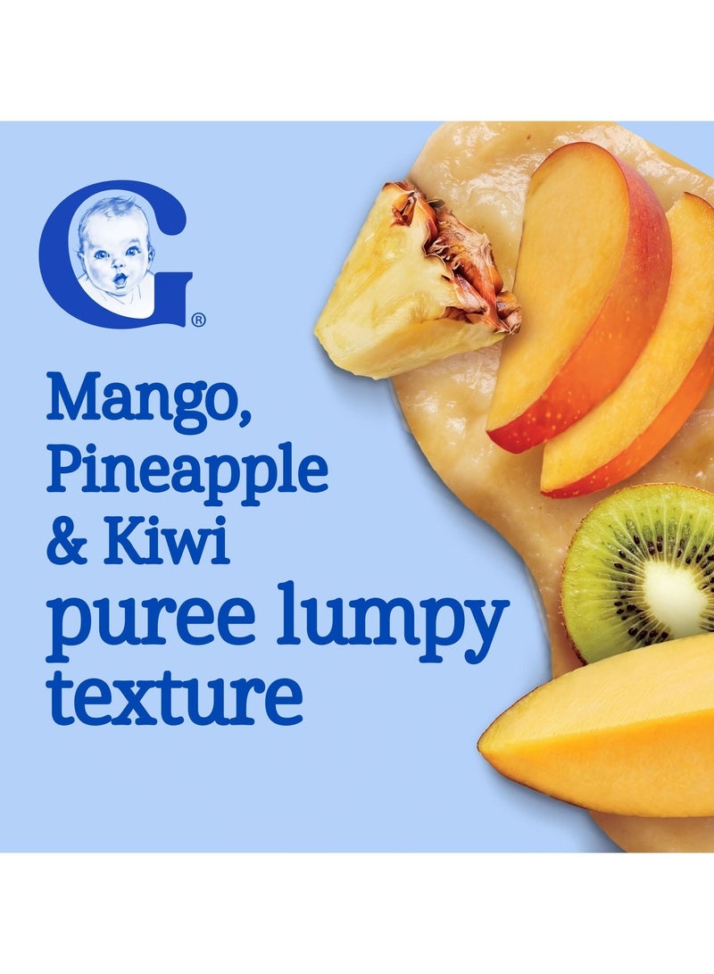 Gerber Baby Food Tropical Fruits Puree Jar 12 Months - Image 4