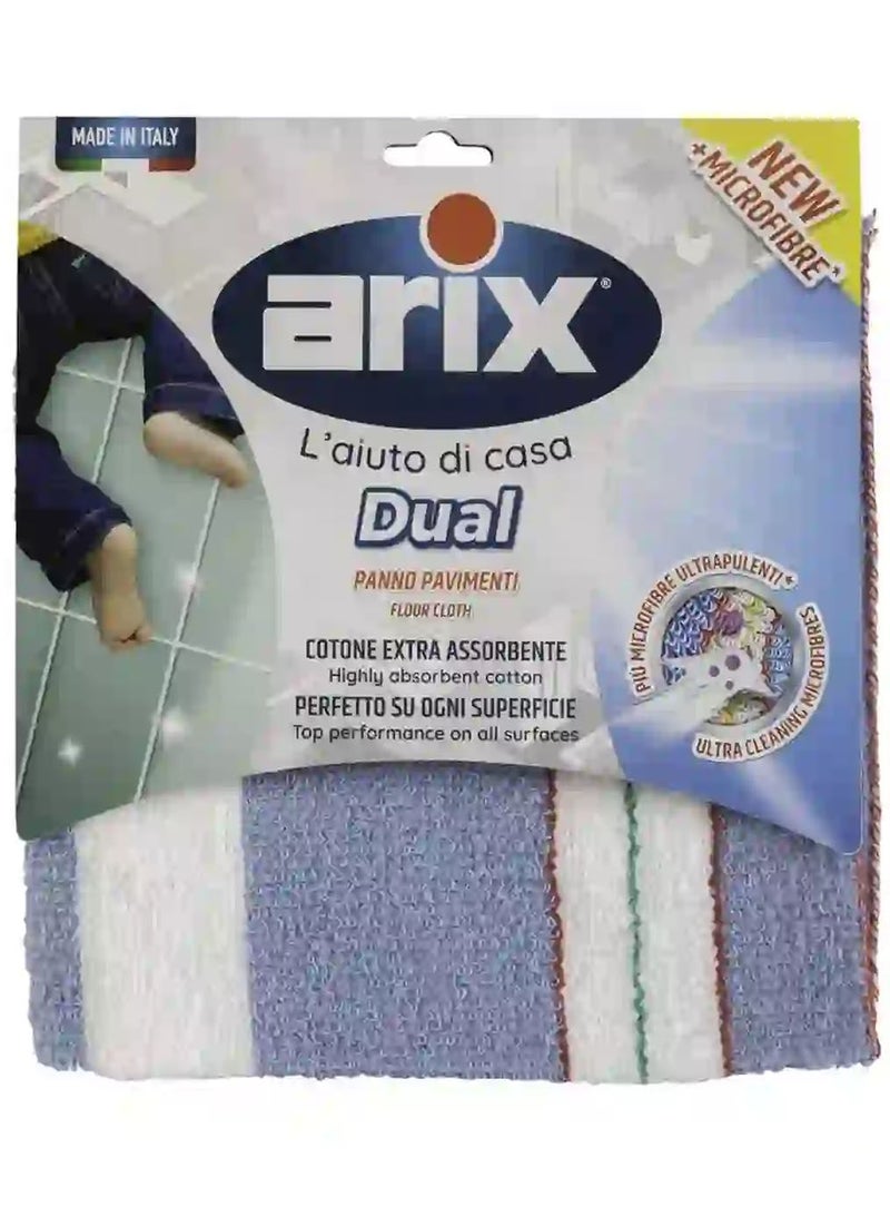 Dual Microfibre Floorcloth 28 x 24 x 2 cm