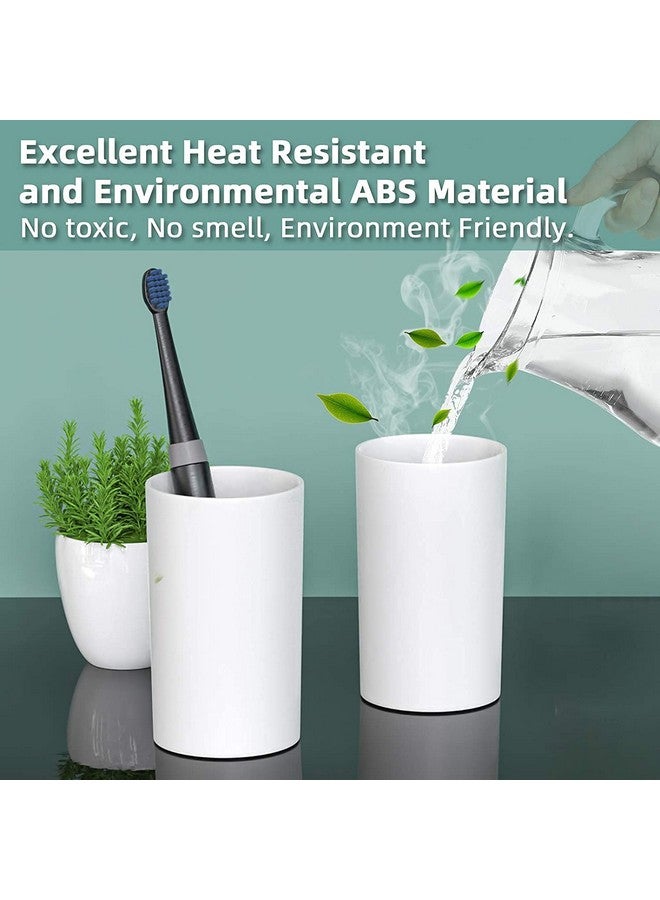 Tyzag Toothbrush Holder Wall Mounted, Toothbrush Holders for Bathroom, Toothpaste Dispenser with Toothbrush Holder Hook (2 - Cup) - Image 5
