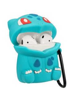 NIBEMINENT Pokemon Bulbasaur 3D Cartoon Case Cover For Apple AirPods Blue  - Image 2