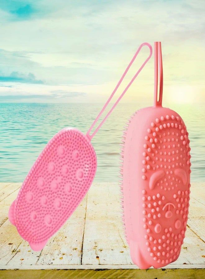 RENIAL® Silicone Body Brush - Soft Shower for Kids and Adults - Alternative to Traditional Back Scrubbers - Exfoliating Bath Scrubber (Pack of 1) - Image 1
