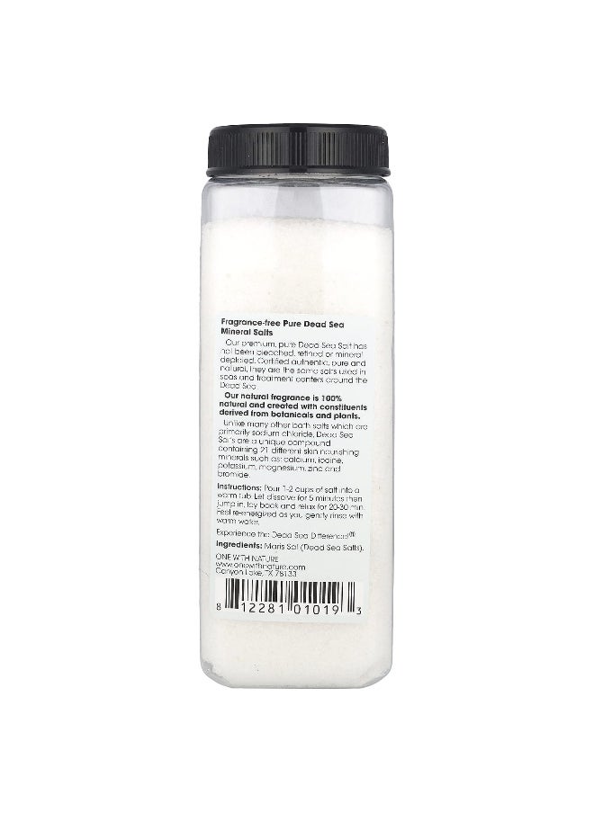 ONE WITH NATURE One with Nature, Dead Sea Spa, Mineral Salts, Detox, Fragrance Free, 32 oz (907 g)  - Image 2