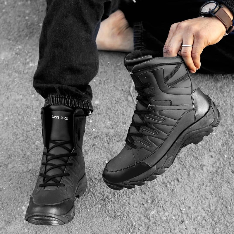 Bacca Bucci Flame 7 Eye Moto Waterproof Snow Boots - Image 4