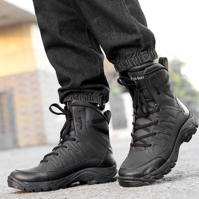 Bacca Bucci Flame 7 Eye Moto Waterproof Snow Boots - Image 5