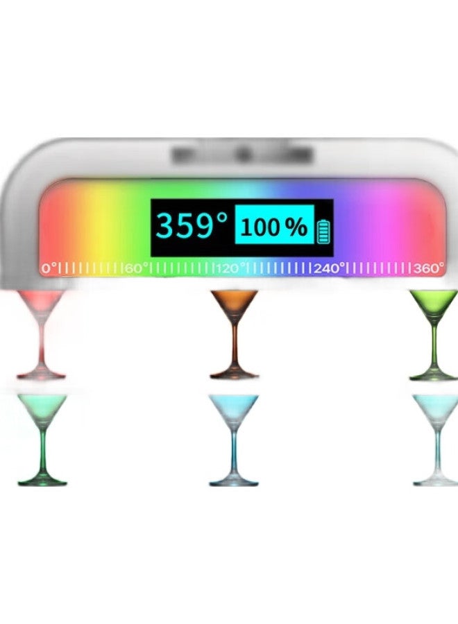 Ulanzi أولانزي Vl49Rgb (أبيض) ضوء ملء مغناطيسي كامل الألوان، ضوء LED محمول، ضوء جيب، درجة حرارة لون مزدوجة، ضوء تصوير لكاميرات بدون مرآة، هواتف ذكية، بورتريه داخلي وتأثيرات خاصة - Image 2