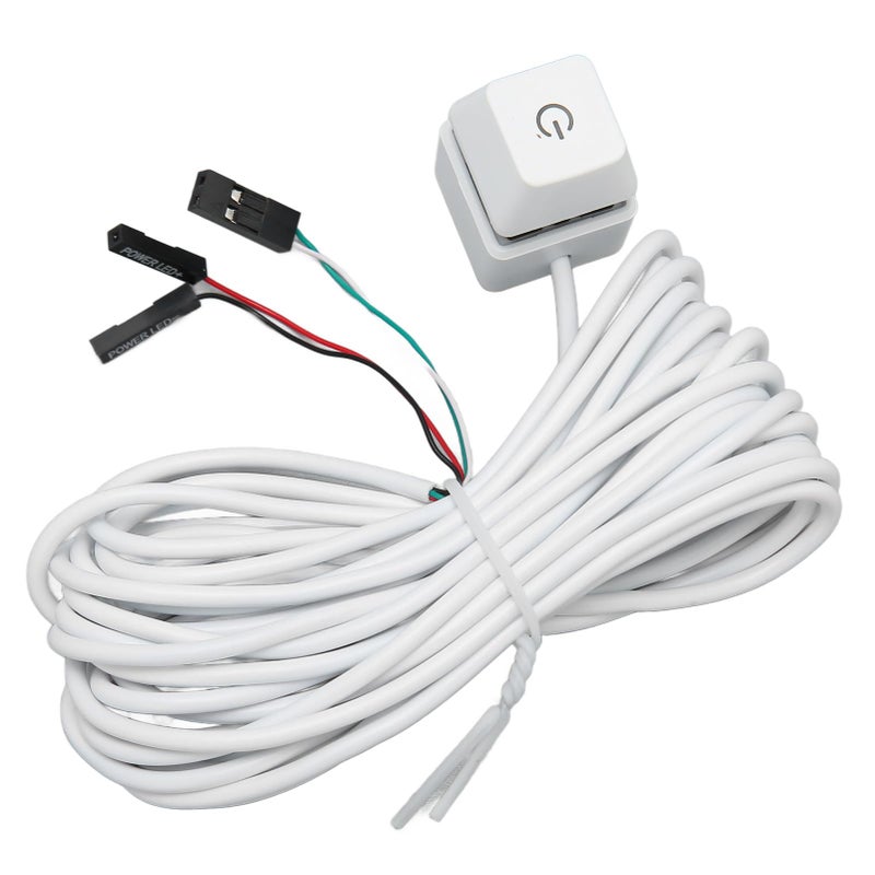 Blue Light Mechanical PC Power Switch With 6ft Cable For Desktop Gaming Office - Image 5