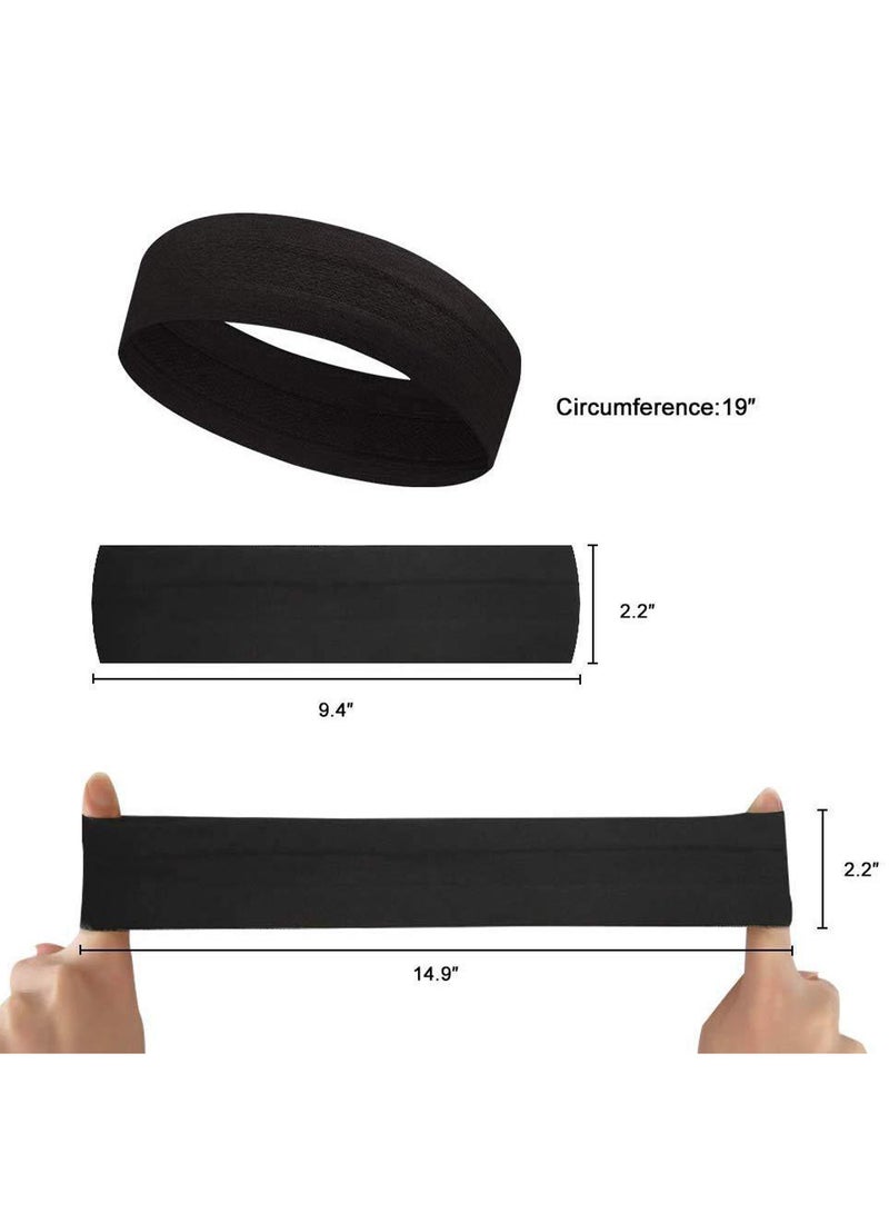 Generic Men Women Sweat Wicking Sports Headband  - Image 3