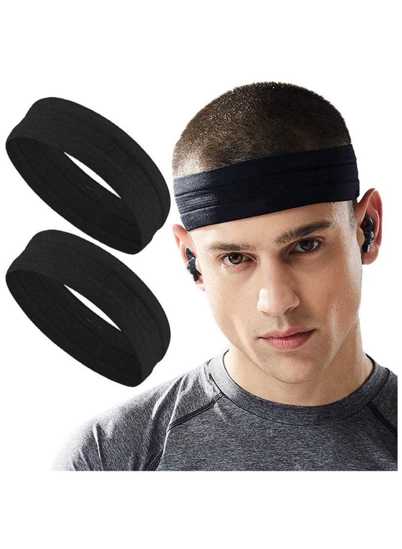 Generic Men Women Sweat Wicking Sports Headband  - Image 4