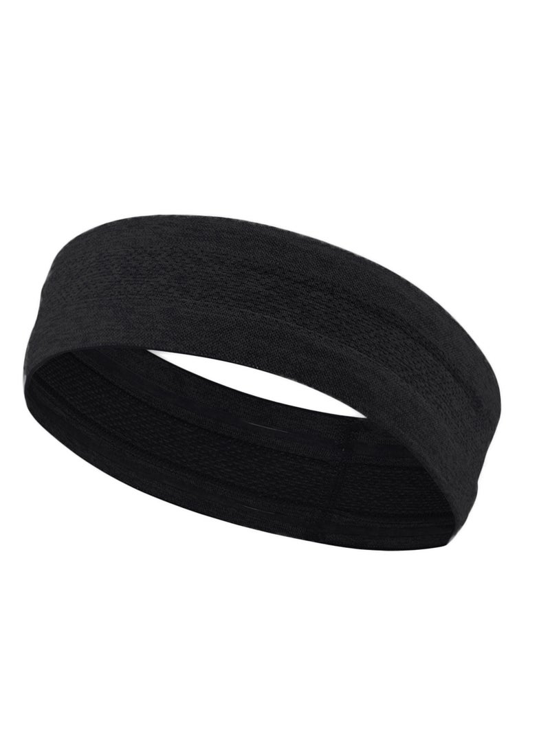 Generic Men Women Sweat Wicking Sports Headband  - Image 1