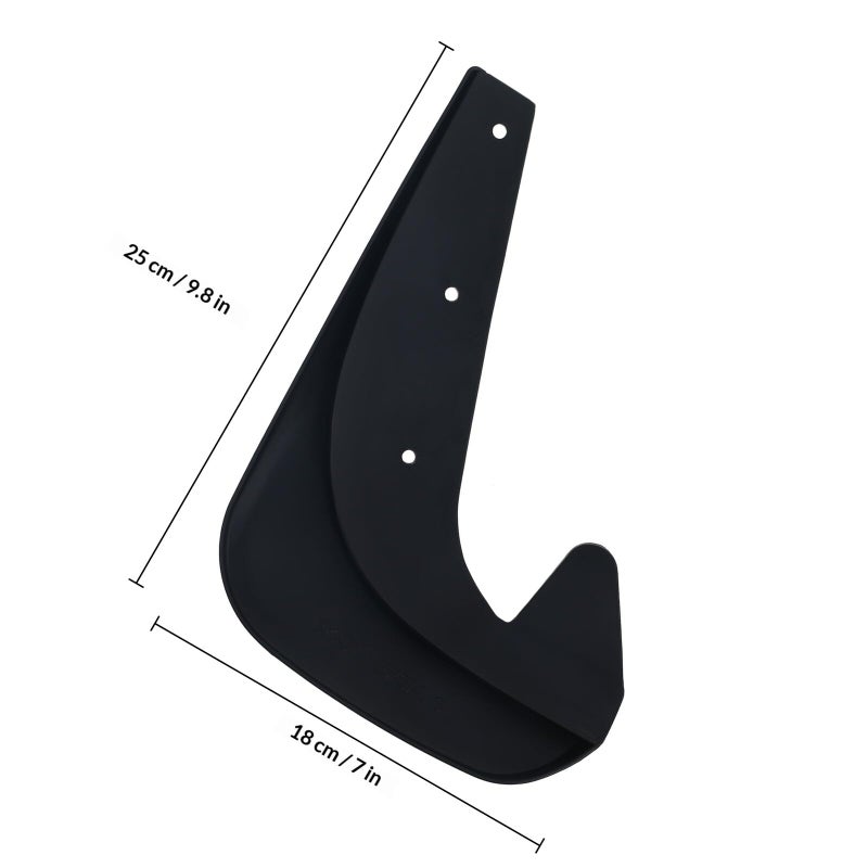 Universal Car Mud Flaps Set of 4 Front and Rear Wheel Splash Guards for Vehicle Protection - Image 3