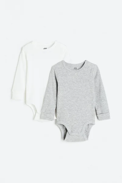 H&M Infant 2 Pack Essential Bodysuit