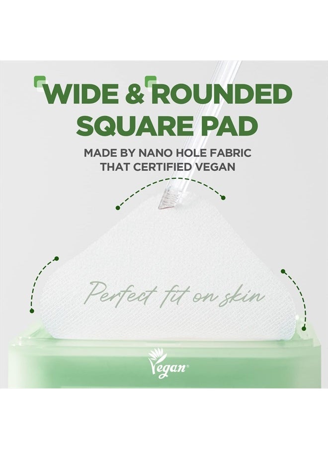 MEDIHEAL Teatree Trouble Pad | Square Cotton Facial Toner Pads With Tea Tree & Lactobacillus | Soothing Pads To Calm Sensitive & Acne Prone Skin-| Vegan Face Gauze Pads | 100 Pads  - Image 5