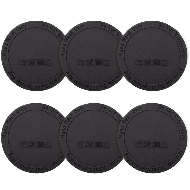 Prurex Silicone Bottom Protector for the Bottom of Mugs and Other Containers with a Bottom Diameter of 2.55" 65 mm,Multi-Use Non-Slip Mat(6 Pack) - Image 1
