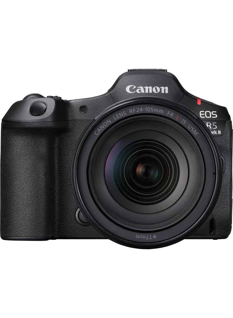 كانون كاميرا EOS R5 Mark II بدون مرآة + عدسة RF 24-105mm F4L IS USM - Image 2