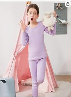 RATSAW Thermal Underwear Set for Kids Children's Thermal Set Long Johns Underwear for Boys Girls Thermal Top and Bottom Set for Winter Thermo Base Layer  - Image 2