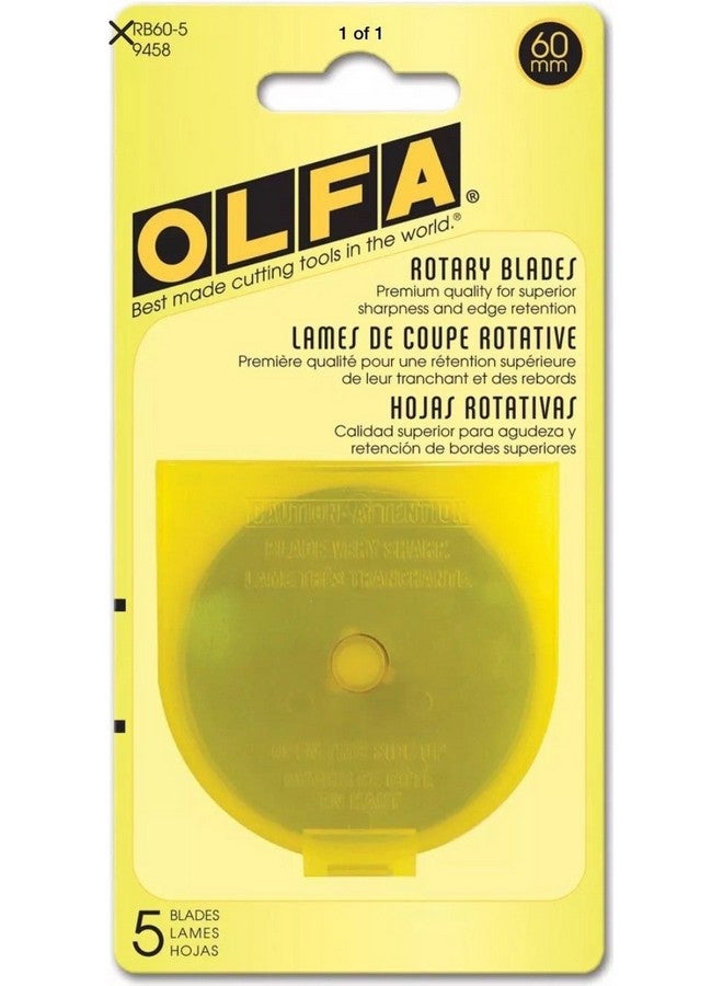 اولفا إعادة تعبئة الشفرات الدوارة (5 في كل عبوة) 60 ملم