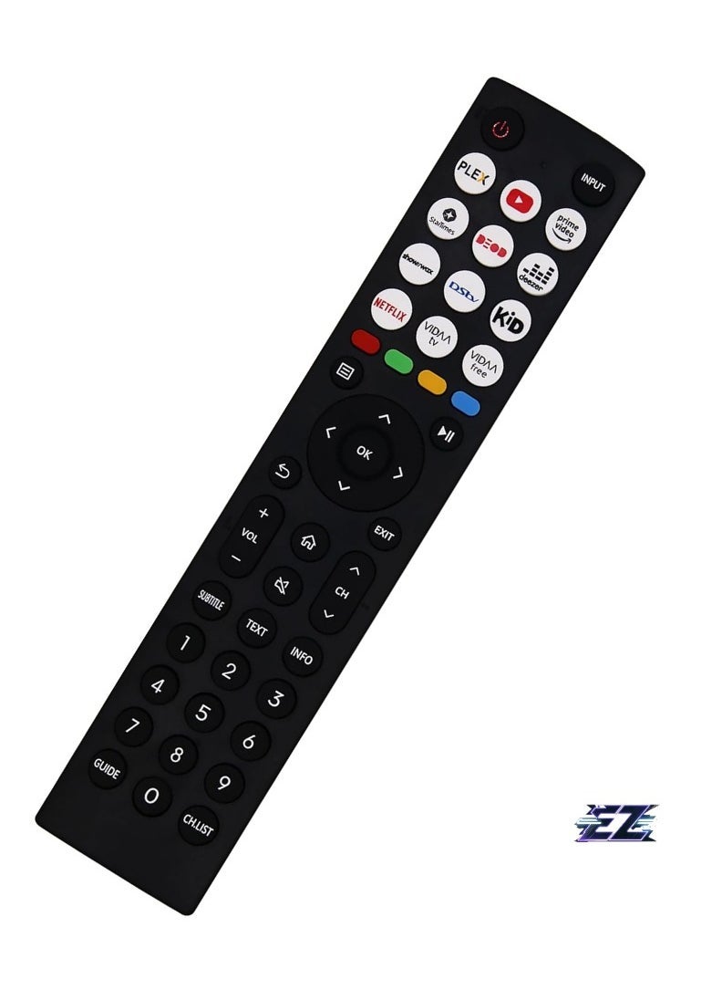 PopZa New Universal Replacement Remote Control for Hisense TV – Compatible with Hisense Vida 40A4KV, 32A4KV, 43A4KV, 43A4KV NJAL NKHM – No Setup Required with Battery Included - Image 2