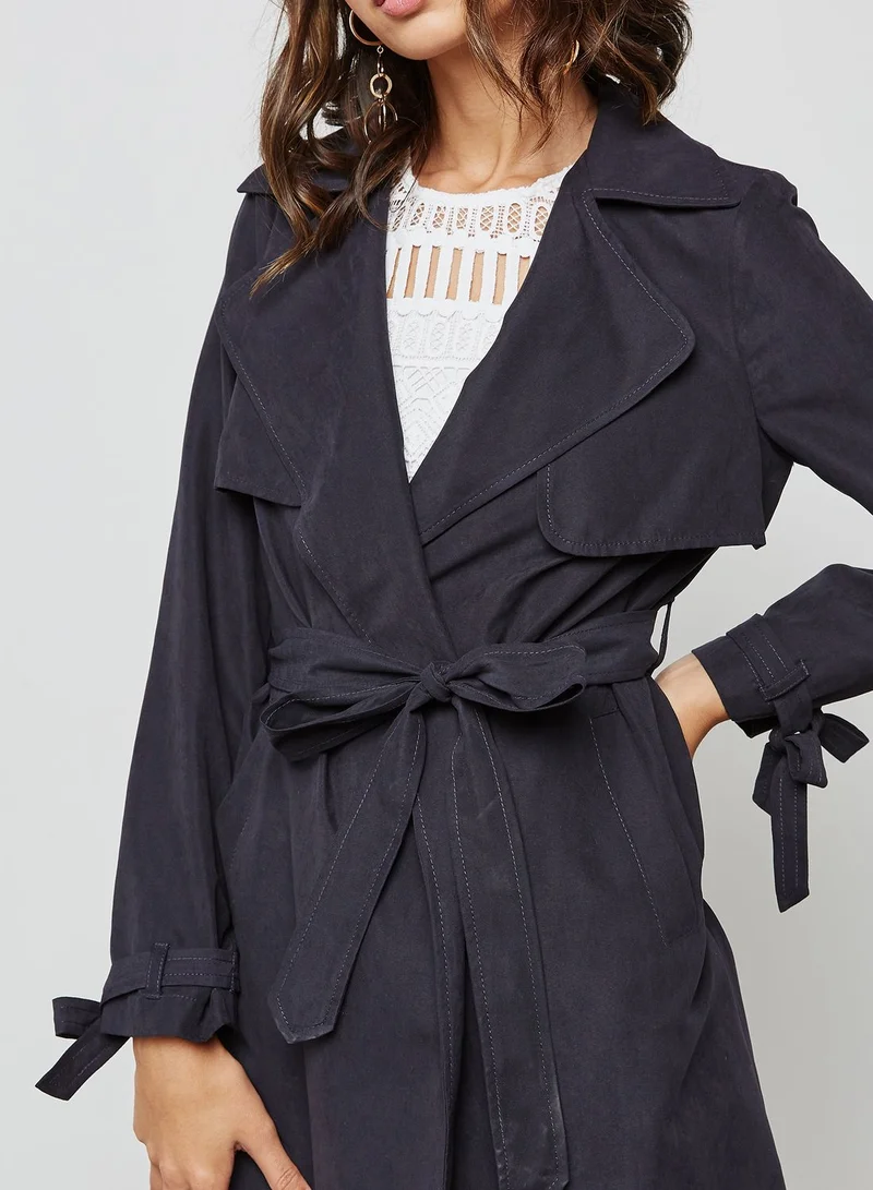 DOROTHY PERKINS Longline Belted Jacket