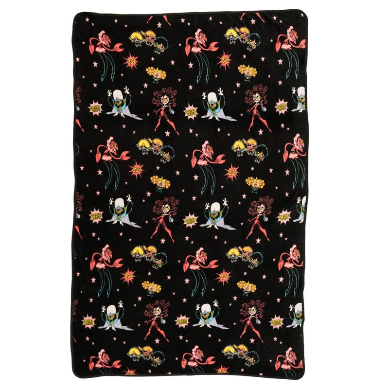 Franco Franco Collectibles The Powerpuff Girls Bedding Super Soft Plush Blanket  62 in x 90 in  (Officially Licensed Product) - Image 1